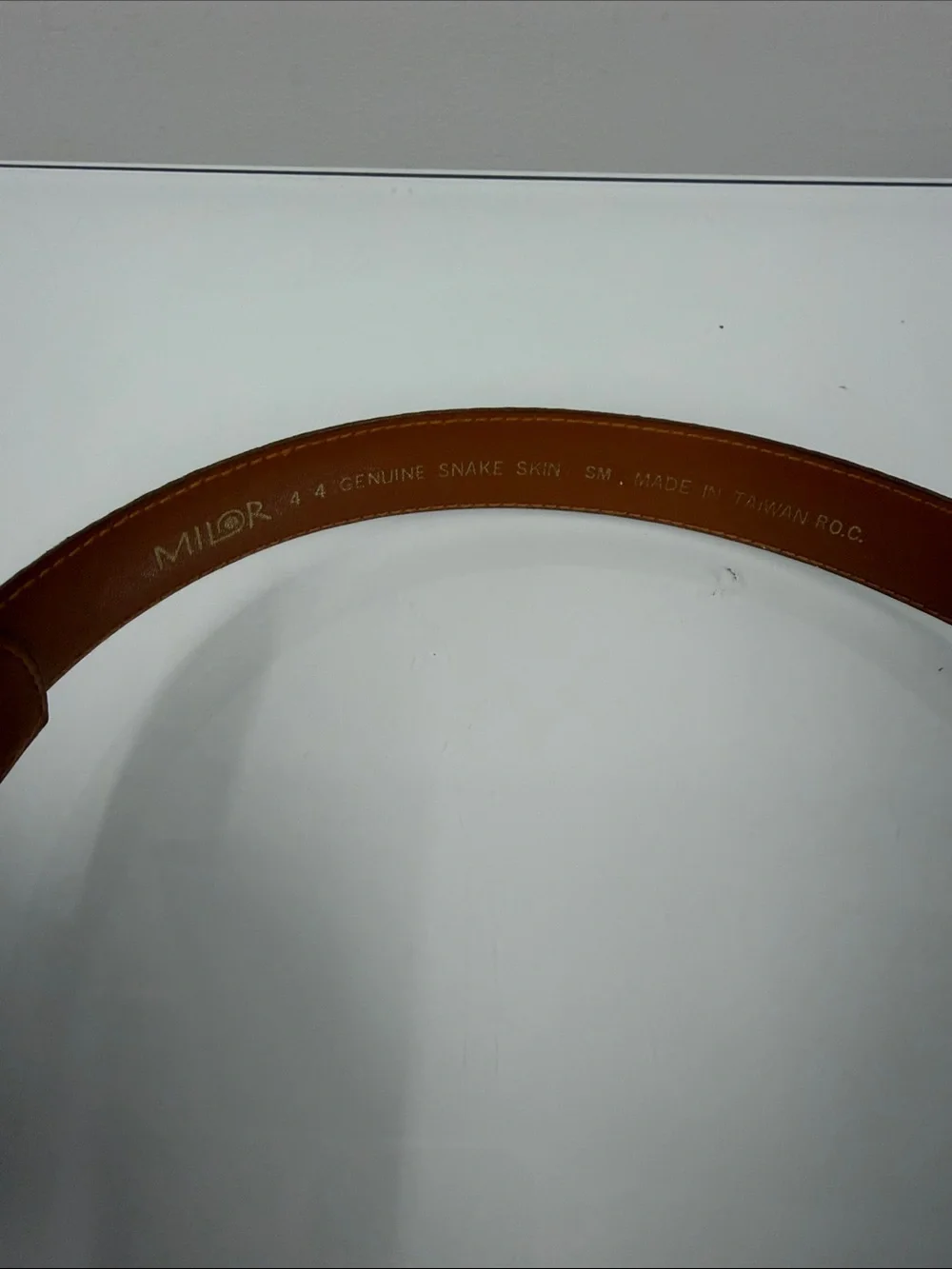 Milor leather belt
